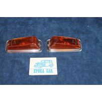 FULVIA SEDAN 1°S.   PAIR ORANGE LENSES FOR FRONT LIGHTS   ALTISSIMO
