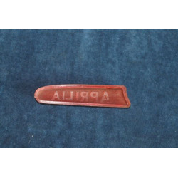 APRILIA   ORANGE LENS WRITTEN "APRILIA" FOR PLATE LIGHT