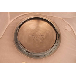 COPPA RUOTA IN OTTONE CROMATO 1100 A-B-E (CONFERMARE ATTACCO) CAD.