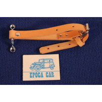 LEATHER WITH CHROME STOP CAPOTE