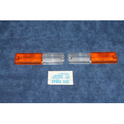 132   (1977-1980)   PAIR LENSES FOR FRONT LIGHTS   ARIC