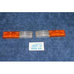 132  (1977-1980)   PAIR LENSES FOR FRONT LIGHTS   SEIMA