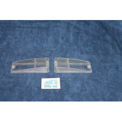 132   COPPIA PLASTICHE BIANCHE PER FANALINI ANT. STARS