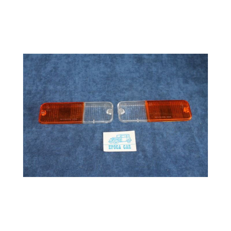 131   PAIR BICOLORED LENSES FOR FRONT LIGHTS   SIEM
