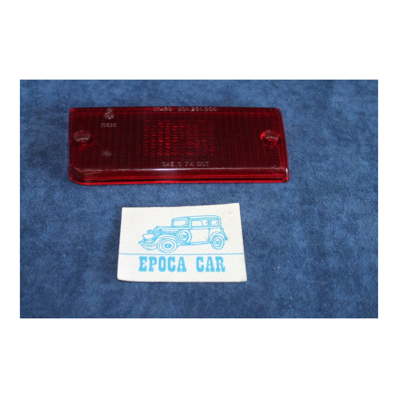 131   RED LENS FOR REAR RIGHT TAIL LIGHT   STARS