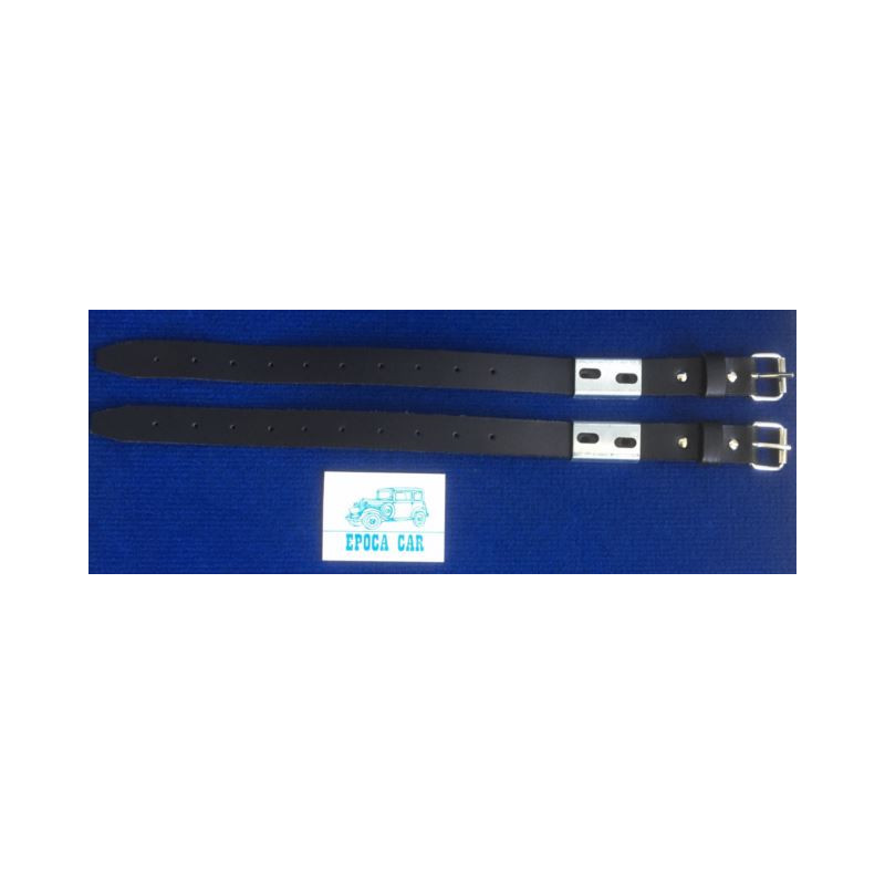 COPPIA CINGHIE CON PLACCHE X FERMARE TELAIO CAPOTE