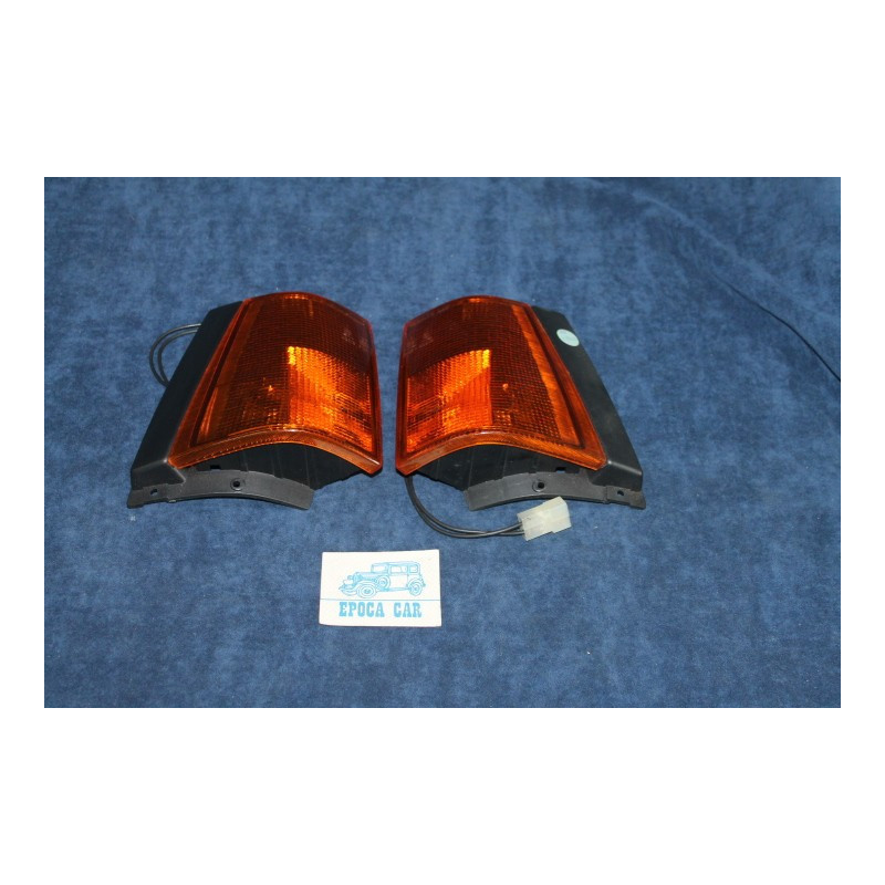 127 3° SERIE  PAIR FRONT LIGHTS (BLACK BODY)   VERALUX