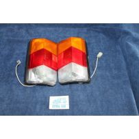 126 BLACK-SILVER  PAIR REAR LIGHT   ALTISSIMO