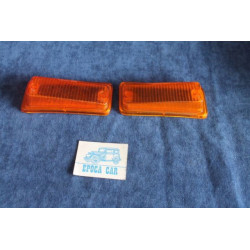 126  COPPIA PLASTICHE ARANCIONI PER FANALINI ANT.   LEART