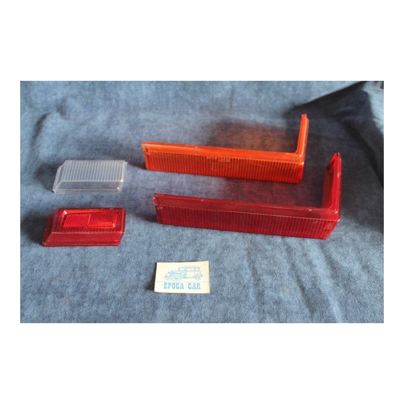 130 COUPE'  COMPLETE SET LENSES (4 PZ) FOR REAR RIGHT LIGHTS   STARS