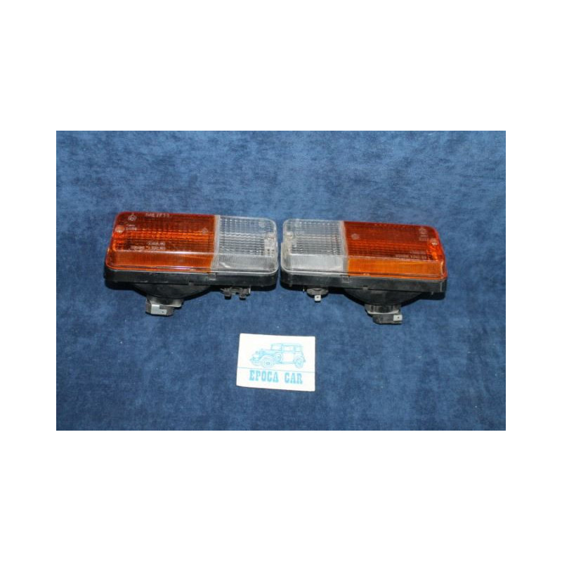 128 COUPE'  PAIR BICOLORED FRONT LIGHTS   STARS