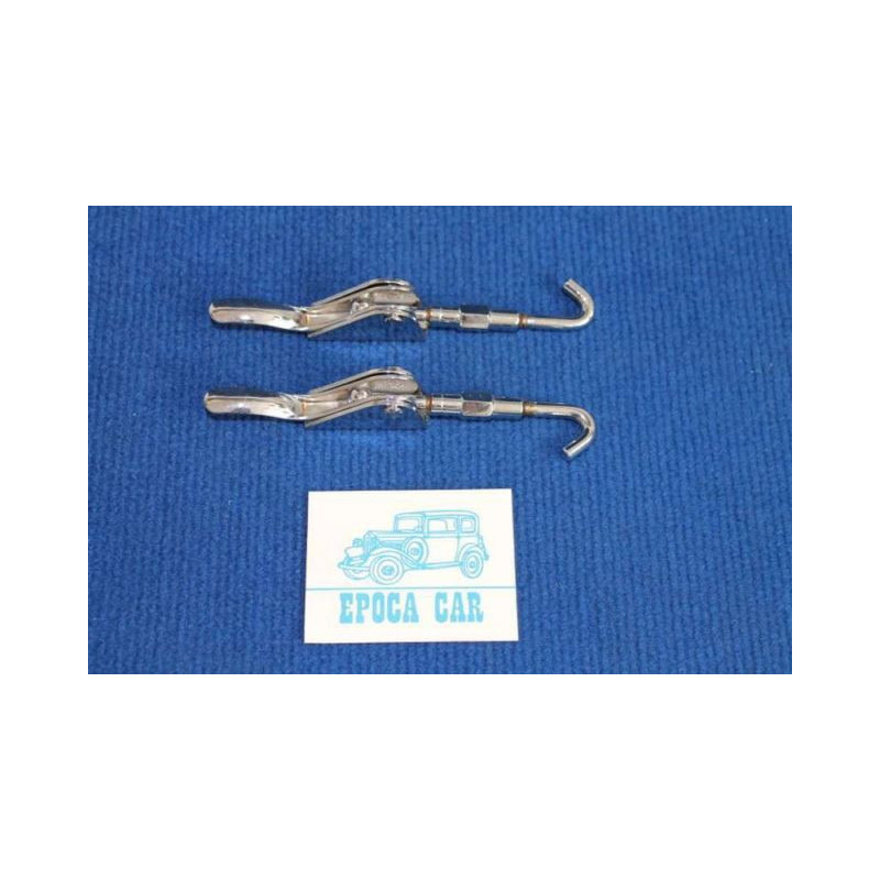 GANCI CAPOTE CROMATI (COPPIA)