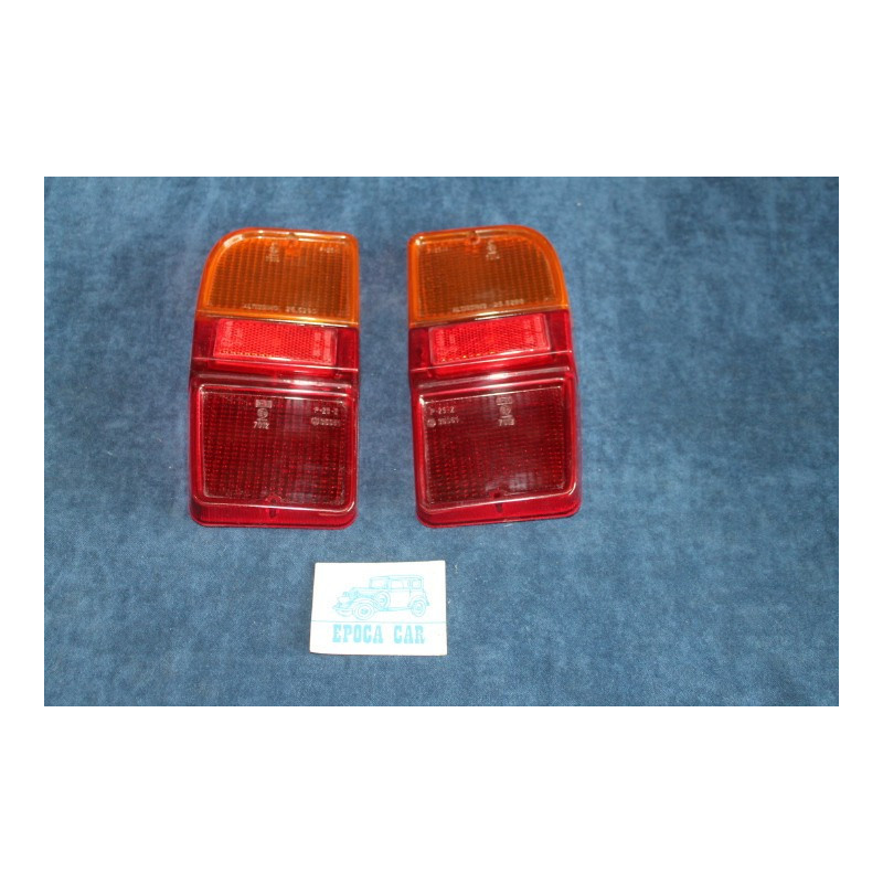 128 FAMILIARE  COPPIA PLASTICHE PER FANALINI POST. BLACK BOARD   ALTISSIMO