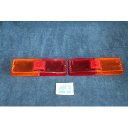 128 SEDAN SPECIAL '72  PAIR LENSES FOR REAR LIGHTS   STARS