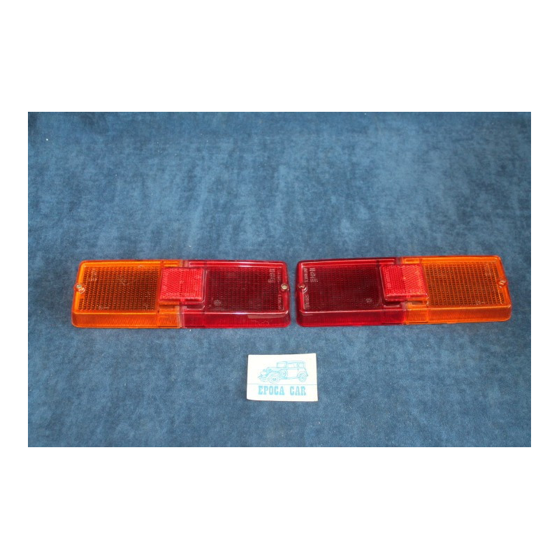 128 SEDAN SPECIAL '72  PAIR LENSES FOR REAR LIGHTS   STARS