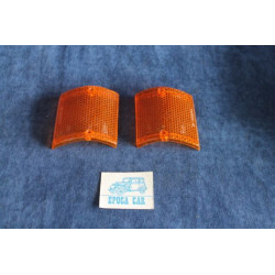 128  COPPIA PLASTICHE ARANCIONI PER FANALINI ANT.   CATALUX