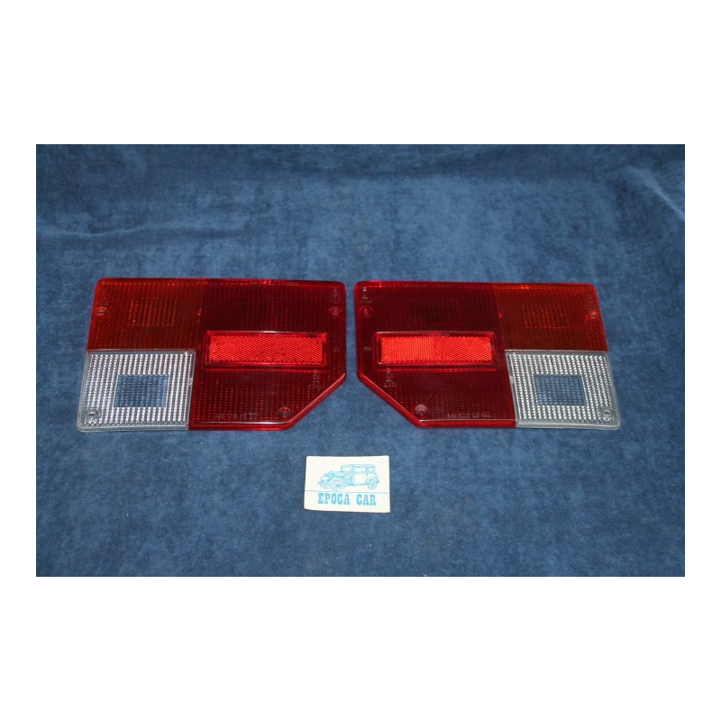 128 u.t.  COPPIA PLASTICHE PER FANALINI POST. CON RETRO   SIEM
