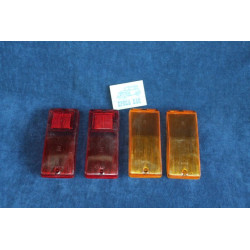 125 1°S  SET (4 PIECES) REAR LENSES   P.V.