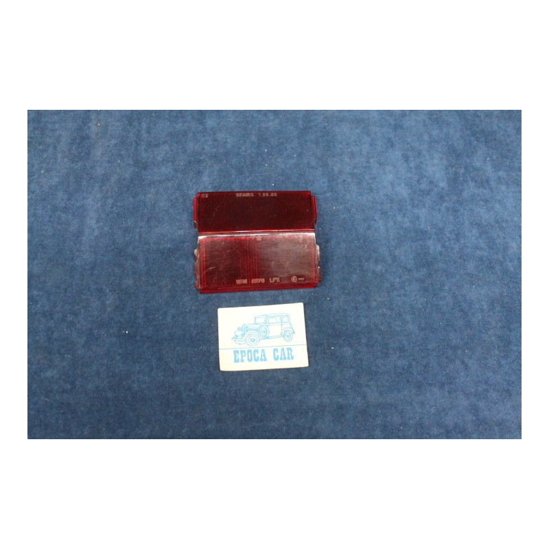 124 COUPE' 1°S  RED LENS FOR REAR RIGHT LIGHT   STARS
