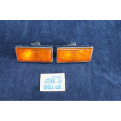 124 BERLINA  COPPIA FANALINI ANT. ARANCIONI IN PLASTICA   ARIC