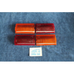 124 SEDAN 1°S  COMPLETE SET (4 PIECES) LENSES FOR REAR LIGHTS   CATALUX