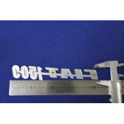 FIAT 1500 METAL CHROME   INCLINED  FLAT TYPE
