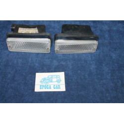 124 SPORT COUPE' COPPIA FANALINI ANT. TRASPARENTI CON CUFFIE   ALTISSIMO