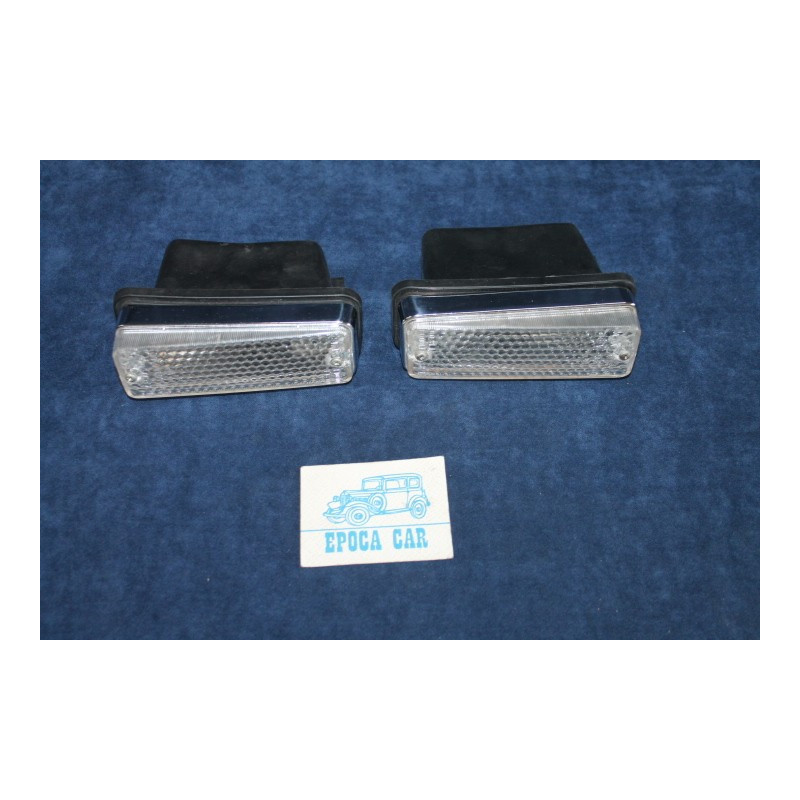 124 SPORT COUPE' COPPIA FANALINI ANT. TRASPARENTI CON CUFFIE   STARS