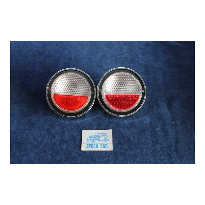 850 SPORT COUPE'  COPPIA FANALINI POST. BIANCO  ROSSI    STARS
