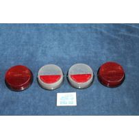 850 SPORT COUPE'  COMPLETE SET (4 PIECES) LENSES FOR REAR LIGHTS   CATALUX