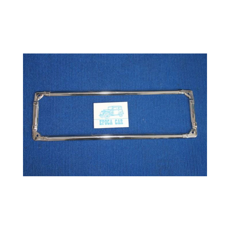 CORNICE TARGA INOX ANTERIORE (SPECIFICARE MISURE TARGA)