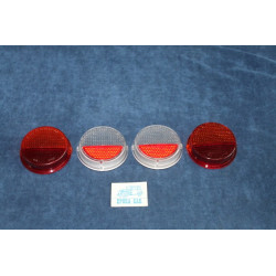 128 RALLY  COMPLETE SET (4 PIECES) LENSES FOR REAR LIGHTS   BELLU'