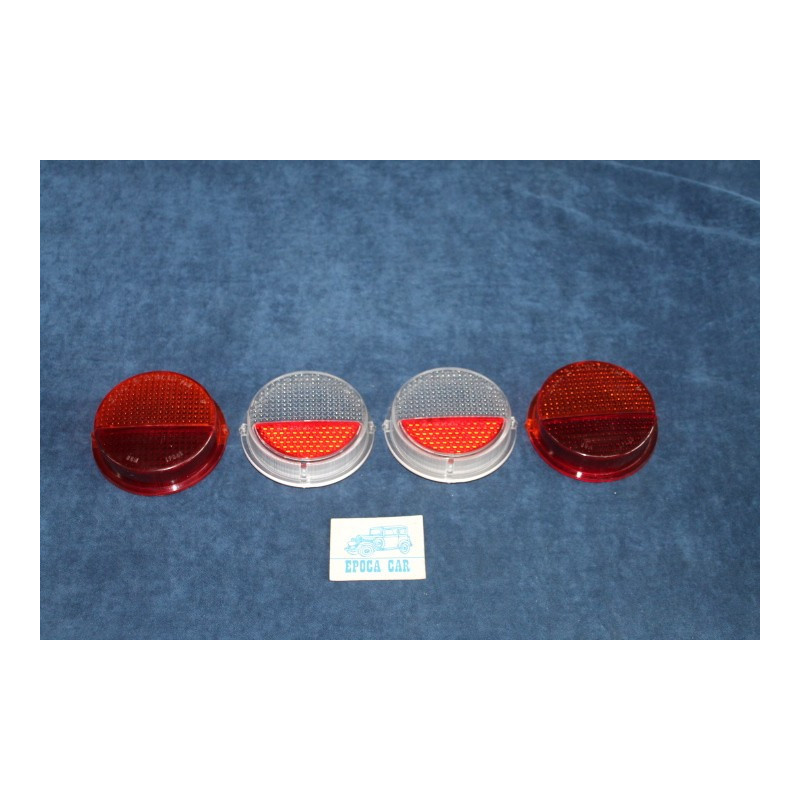 128 RALLY  COMPLETE SET (4 PIECES) LENSES FOR REAR LIGHTS   BELLU'