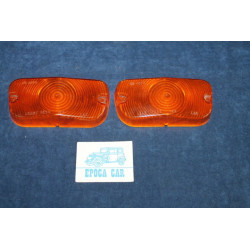 1500 C  COPPIA PLASTICHE ARANCIONI PER FANALINI ANT.   LEART
