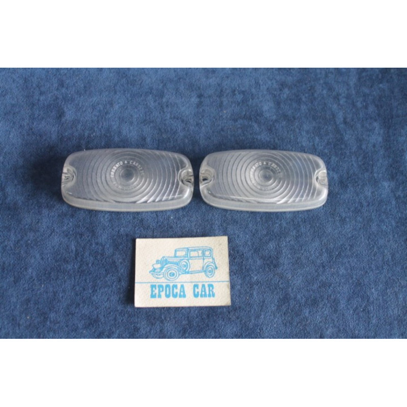 PAIR LENSES FOR FRONT LIGHTS   COSSATO E CAROZZO
