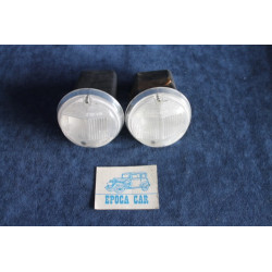 850 COUPE' 1°S  COPPIA FANALINI ANT. CON CUFFIE   ARIC
