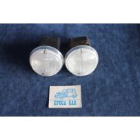 850 COUPE' 1°S  PAIR FRONT LIGHTS WITH CAPS   ARIC