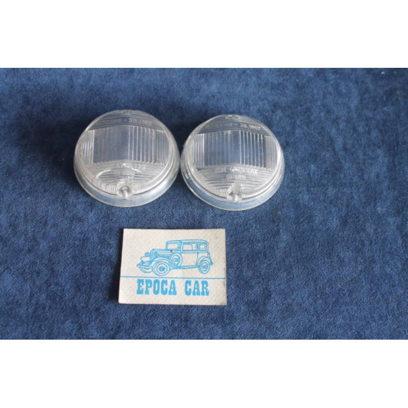 850 COUPE'  PAIR LENSES FOR FRONT LIGHTS   ALTISSIMO