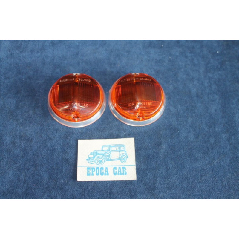 1100 R  COPPIA PLASTICHE ARANCIONI PER FANALINI ANT.   ALTISSIMO