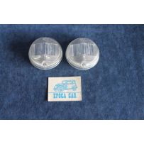 850 COUPE' 1°S   PAIR LENSES FOR FRONT LIGHTS   BELLU'