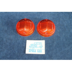 124 COUPE'  1°S  COPPIA PLASTICHE ARANCIONI PER FANALINI ANT.   STARS