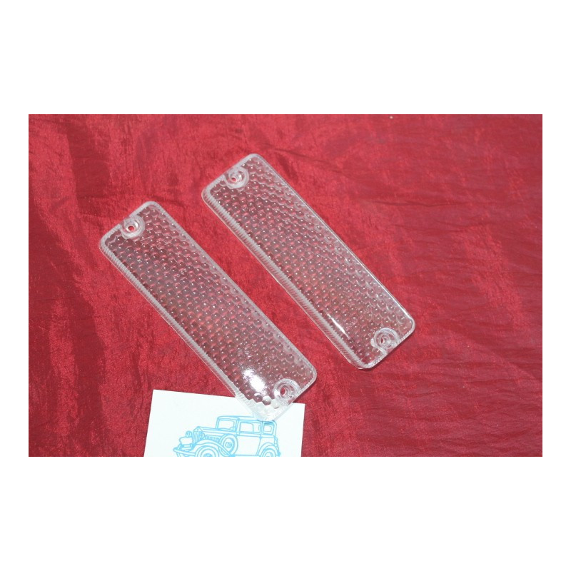coppia lenti fanalini anteriori fiat 850 spider 2 S