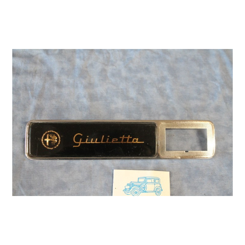 DASH BOARD EMBLEME  GIULIETTA BN - TI  PRIMA SERIE