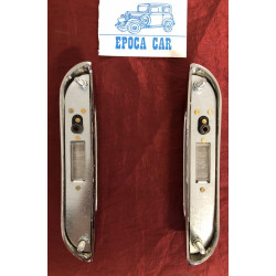 SIDE PLATE LIGHT PAIR BRASS CARELLO SCRIPT