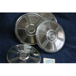 FIAT 124 SPORT COUPE 73' SET 4 HUB CAP WHEELS 