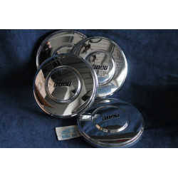 FIAT 131  SET 4 CHROMED HUBCAP WHEELS