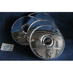 FIAT 124 BERLINA 72'    124 SPECIAL 72' SET 4 CHROMED HUBCAP WHEELS