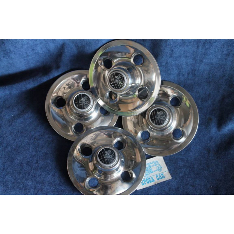 ALFETTA HUBCAP WHEEL ACCESSORIO LOGO IMPERFECT  SET 4 PCS