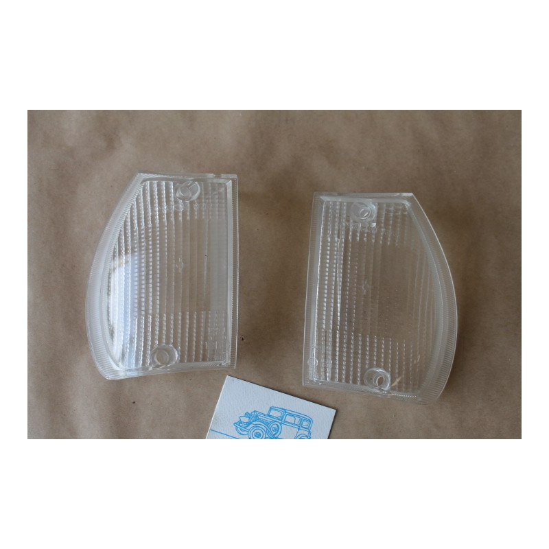 COUPLE FRONT LIGHT LENSES. SIEM 