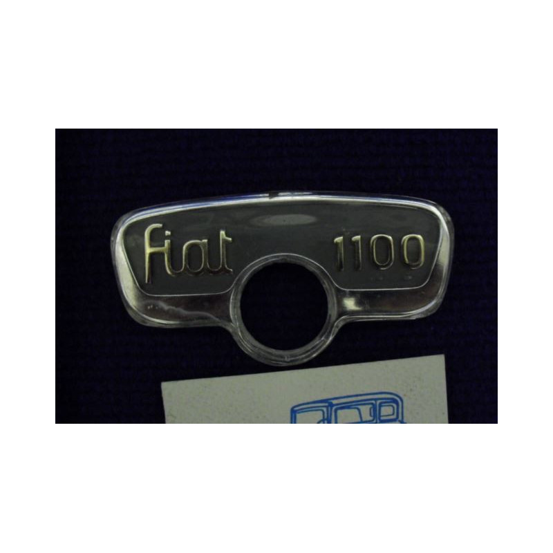 CENTRAL DASH BADGE FOR FIAT 1100/103 E - TV N.O.S.